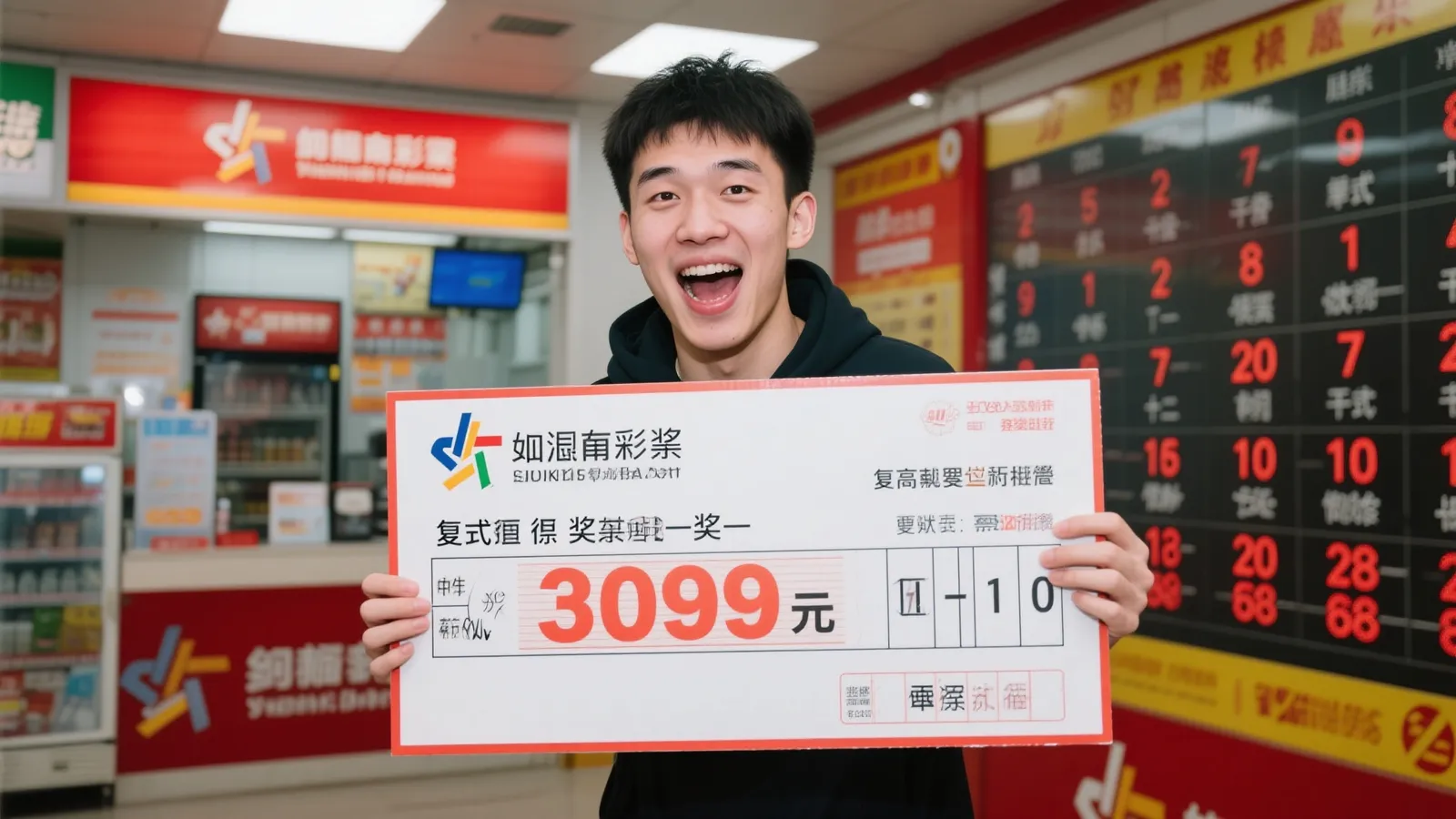 帅气小伙喜中双色球507万 幸运站点再创佳绩曾中两注二等奖