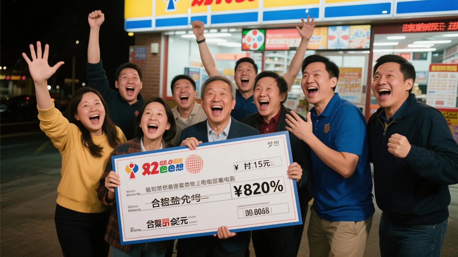 合买团千元投注喜中双色球820万，激动得彻夜难眠