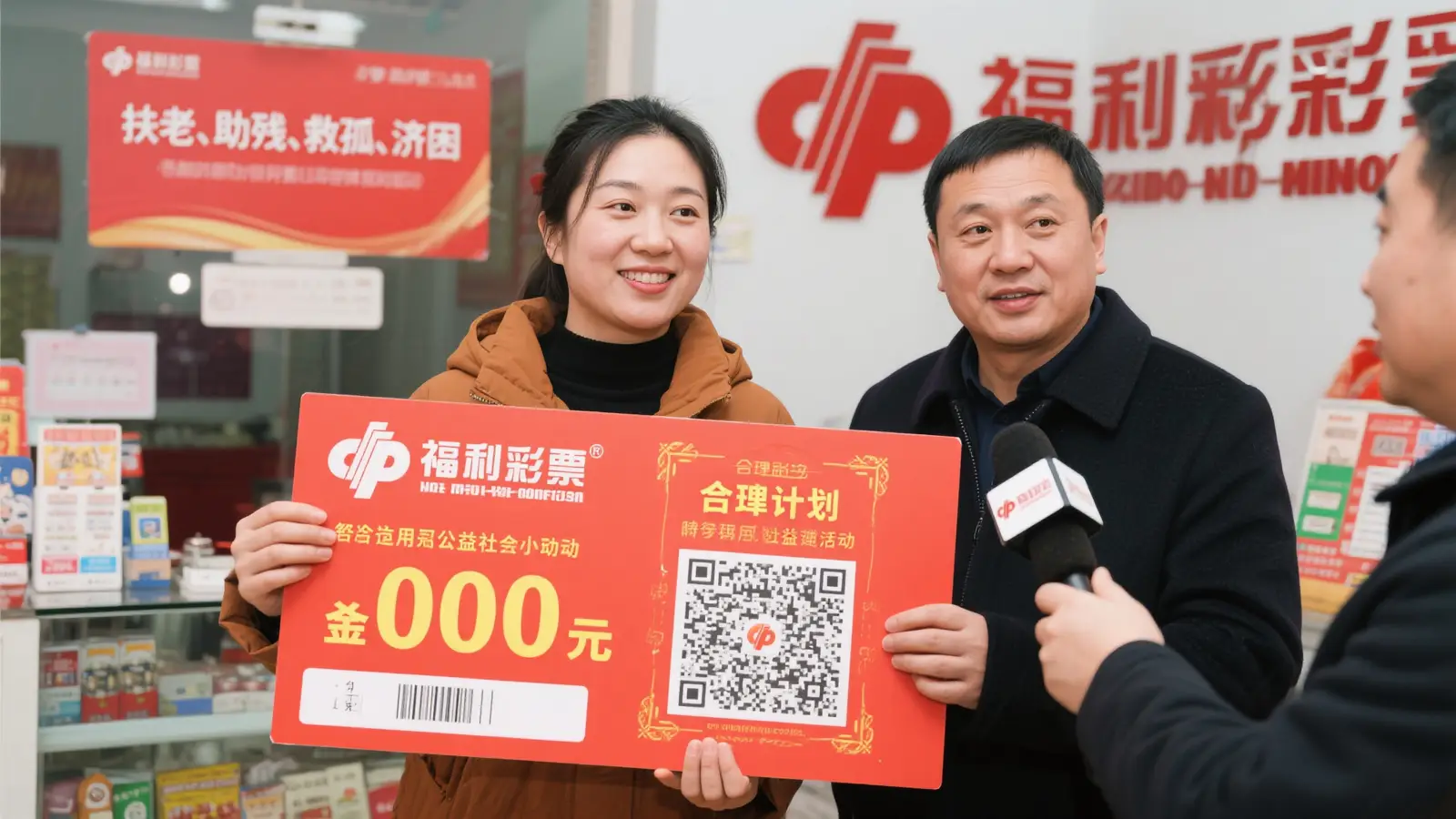 7人合买团72元机选喜中福彩504万 购彩献爱心传递温暖