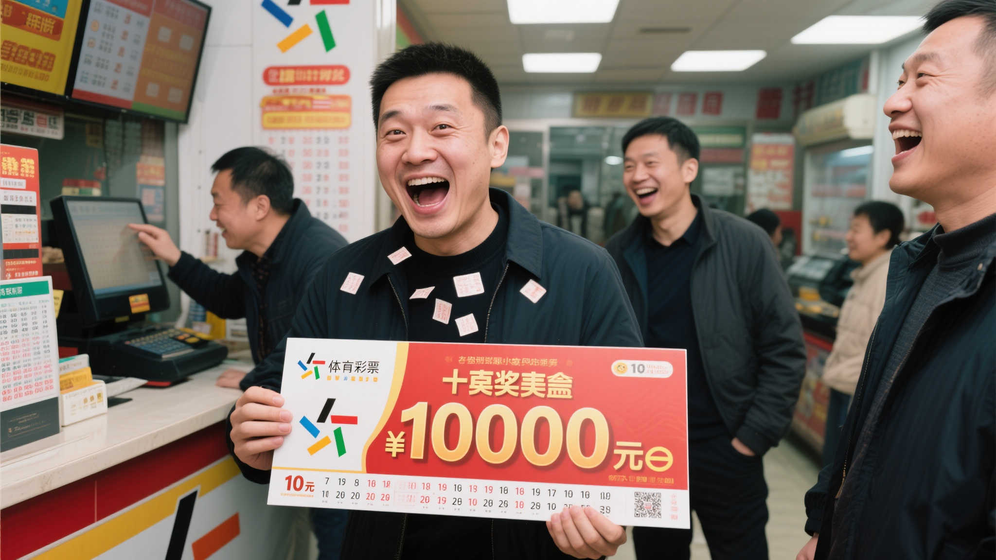 男子随手机选助友购彩，10元意外斩获体彩千万大奖！
